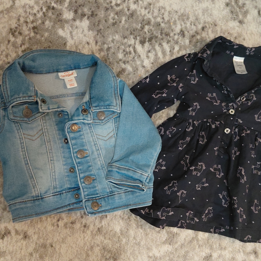 Carter's Light Blue Denim Jacket for Kids